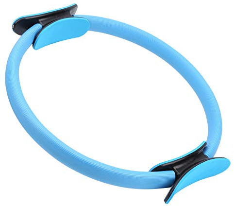 Culnflun Anillo de yoga, yoga, pilates, fitness, círculo, edificio, gimnasio, ejercicio, gimnasio en casa, pilates (azul)