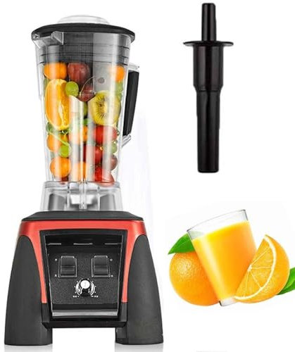Frullatore professionale commerciale,frullatore elettrico da 2litri,tritaghiaccio con 6lame in acciaio inossidabile,frullatore for frullati multiuso da 2200W,for frutta secca,carne,frutta e verdura