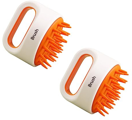 PACKOVE 2 Sätze Kopfhaut Massagebürste Rutschfeste Massagebürste Für Feuchte Und Trockene Anwendung Sanfte Kopfhautmassage Und Effektive 2 Stück * 2