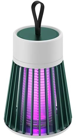 GesundPur InsectShield Go Optimierte Version: Elektrische Insektenvernichter Mückenlampe mit Akku, USB und Fliegenfalle für drinnen und draußen – effektiver Moskito Killer
