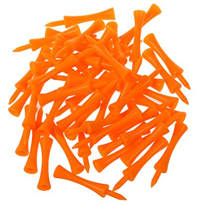Uikdjgu 50Stk 70Mm Grosse Burg Golf-Tees (Orange)
