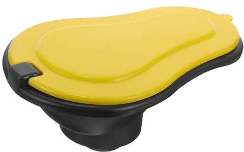 LIGHTAOTAO Mobile Hocktoilette aus Kunststoff mit Deckel Faltbare Campingtoilette für Baustellen Wanderungen und Temporäre Nutzung im Freien