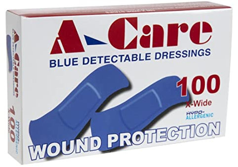 Pansements bleus standard 70 x 25 mm Quantité : 100