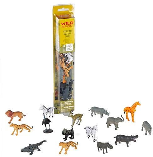 Wild Republic 12754 – Tubes lekset, Afrika, 28 cm