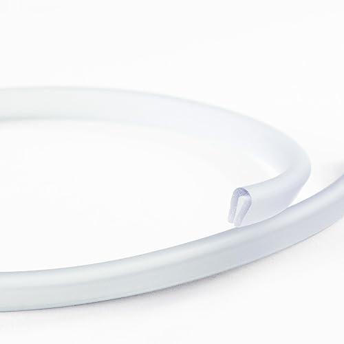 EUTRAS Kantenschutz KSO4004 transparent 10 m – U-Profil für Blechkanten 0,4–1,5 mm – Flexibles Schutzprofil für Bleche und Autotüren – Made in Germany