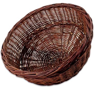 Schwegler Nistkorb aus Weidenruten, braun, Vogelhaus, Vogelnistkasten, für Waldohreule, Baum- und Turmfalke, Wanderfalke, Hängend, 40 cm, 1,1 kg