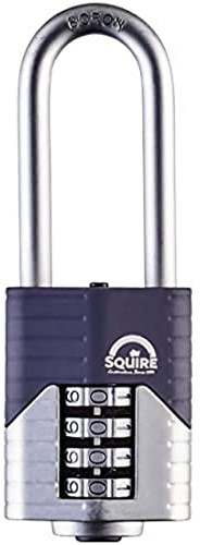 Henry Squire Vulcan 5 Wheel Long Shackle Combination Padlock, 60 mm (Length), Blue