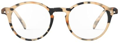 IZIPIZI Shape D Lesebrille +3 Dioptrie aus Kunststoff in der Farbe Light Tortoise, Maße: 14,2cm x 13,8cm x 4,8cm, LMSDC69_30