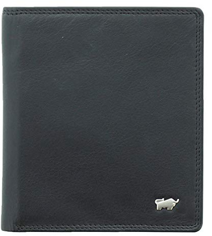 BRAUN BÜFFEL Geldbörse Golf 2.0 H - aus echtem Leder (schwarz, 12 Fächer)