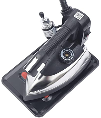 Industrial Gravity Feed Steam Iron with 3L Large Capacity Tank and Accessory Set, Efficiently Smooths with Bottle Steam Iron and Industrial Irons Machine