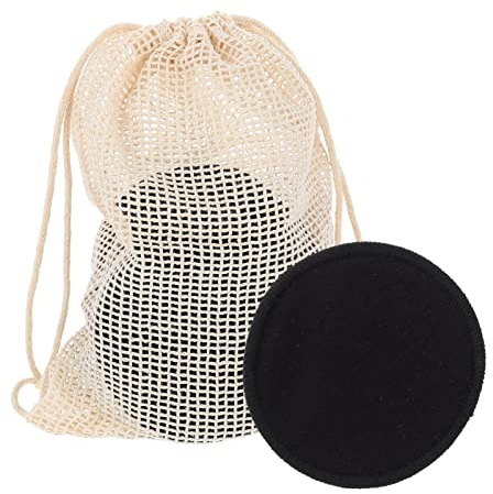 Beavorty 16stücke Wiederverwendbare Gesichtswaschpads Runde Bambusfaserpads Für Make-up-entfernung Und Tägliche Hautreinigung