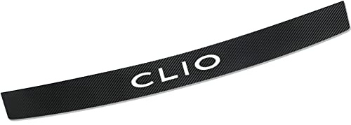 Car Rear Boot Bumper Protector for Ren-Ault CLIO, Carbon Fiber Trunk Door Sill Strip Anti-Scratch Decorative Sticker Styling Accessories