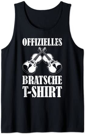 Bratsche Spielen Viola Musik Bratschist Orchester Violist Tank Top