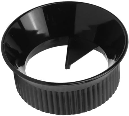 Distributeur de café Moka, Anti-éclaboussures Entonnoir de Dosage de Pot Moka Outil de Distribution de café Simple Anneau de Dosage de Poudre de café pour Pots Moka à (Noir Pour