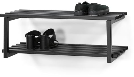 Spinder Design Rizzoli/Marco Black Edition Shuhregal - Schwarz