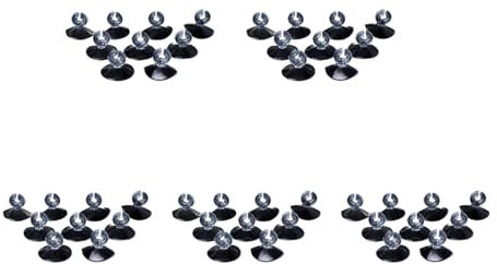 KieTeiiK 10er Pack Aquarium Saugnäpfe Mit Nicht Abnehmbaren Clips 3 cm Durchmesser. Klarer Weicher Sauger Zum Befestigen Von Fischen Für Tankschläuche Aquarium Saugnapfe Für Filter