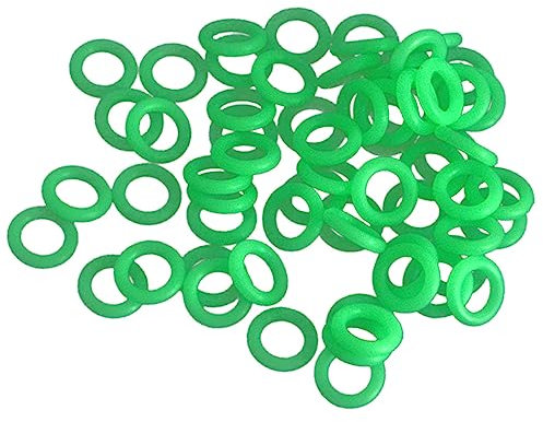 CORHAD 100stücke Leuchtring Für Zeltheringe Outdoor Campingzubehör Zeltboden Nagelringe Leuchtende Ringe Für Zelt Nägel Mit Warnfunktion Bei Nacht