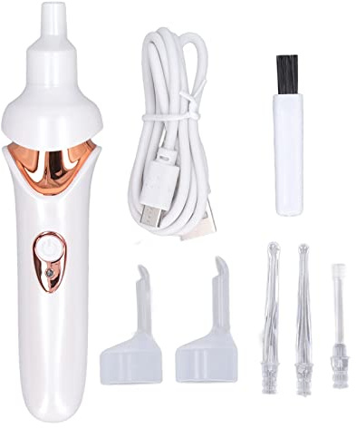 Joyzan Aspira Cerume per Orecchie Elettrico, Pulizia Orecchie Adulti | Aspiratore Cerume con LED, Portatile Pulisci Rimozione Sicuro Aspirazione Silenziosa Punte in Silicone Morbido per Indolore
