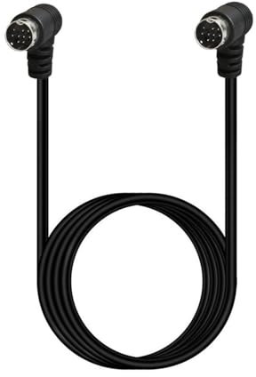 FackLOxc S-Videokabel, DIN 9-polig, Stecker auf Stecker, S-Soundkabel für Videogeräte wie Empfänger, Projektorkamera-Anschluss