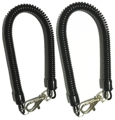 VNSMM Metal Detector Metal Detector Anti-smarrimento Braccialetto Cordino Filo a Molla per Metal Detector Accessori del rilevatore(2pcs Ropes)