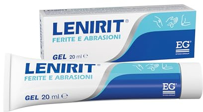 EG Lenirit Ferite e Abrasioni | Coadiuvante | Favorisce la Cicatrizzazione Della Pelle e Protegge dai Batteri | Gel 20 ml