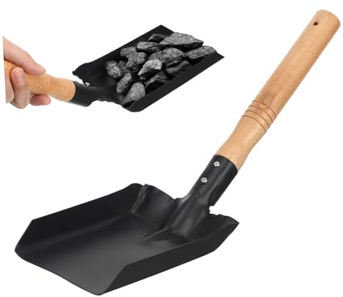 YARNOW 2pezzi Piccola Vanga Da Giardinaggio Leggera Con Manico Legno Attrezzo Per Pulizia Terreno e Trapianto Di Piante Giardino e Casa
