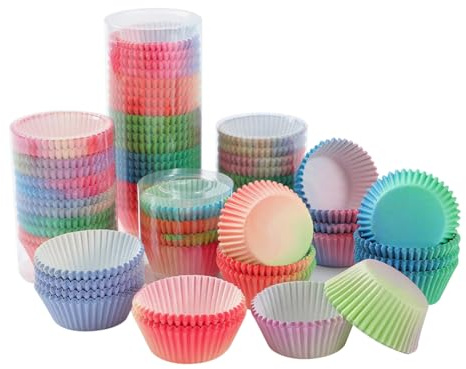 JIHUOO Lot de 600 moules à cupcakes en papier sulfurisé de taille standard pour muffins de fête de mariage, emballages de gâteaux en papier sulfurisé pour événements