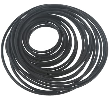 DOSERTY 100/50 Stück sortierte gemeinsame Riemen-Set für Recorder Kassettenband Maschinengurte 1,5 mm runde Gummi-Antriebsriemen sortiert Common Belt