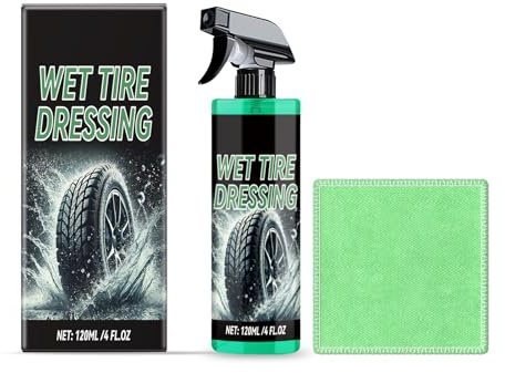 Ksikdeg Nettoyant Et Restaurateur De Pneus Puissant avec des Formules Défense Avancées Adaptées SUV Camions Motos Sprays Restauration La Brillance des Pneus pour Voitures