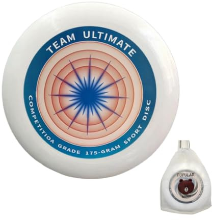 Sonsoke 175g/27cm Professionelle Sport Frisbee, Rückkehrflugscheibe mit aerodynamischem Design für präzisen & langen Flug, Wettkampf- und Freizeit Outdoor-Scheibe inkl. Tragetasche (rot)