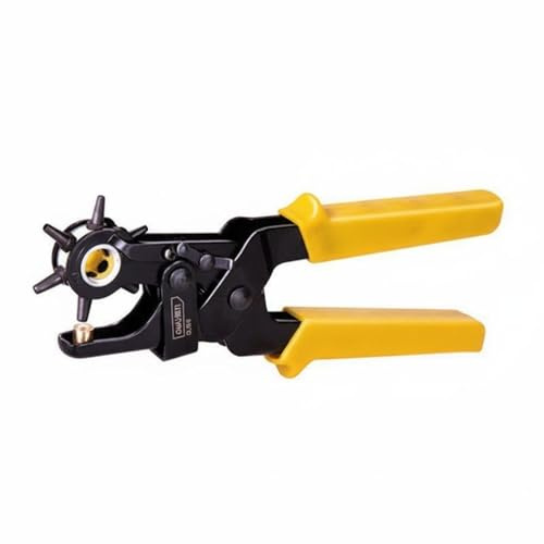 KiBcsLic Perforadora de Cinturones Multifuncional Perforadora Cinturones Múltiples Tamaños Pinza Sacabocados de Cuero para Manualidades, Hogar, Dl1919