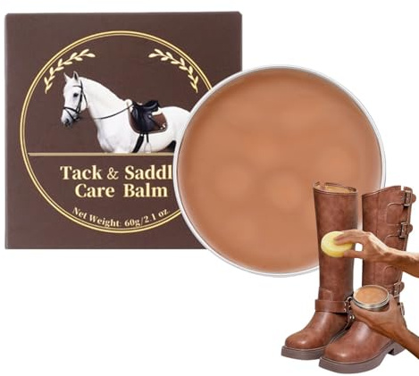 Sattel-Conditioner | Professioneller robuster Bienenwachs-Schutz – Lederpflege-Creme | für Gurte, Zügelstiefel, Tasche, Jacke, Auto-Innenraum