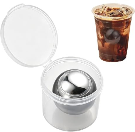 Bolas De Acero Inoxidable Para Whisky Piedras Refrigerantes Y Recongelables