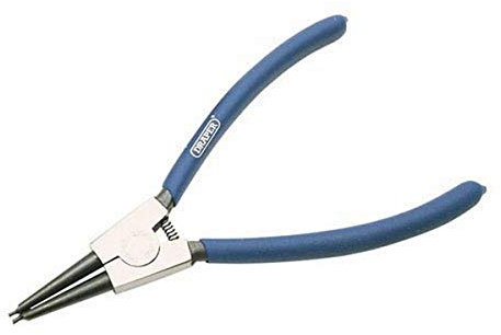 Draper 56421 49/Ext External Circlip Plier with Straight Tips, 140mm , Blue