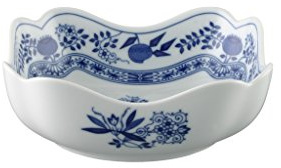 Hutschenreuther 02001-720002-13168 Zwiebelmuster Schüssel, 18 cm, eckig, 0,61 L, blau