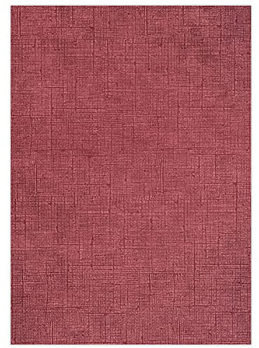 Ursus 80604621 - Bastelkarton Struktura Vintage 2 Granatapfel, geprägter Tonkarton mit Leinen-Struktur, 220 g/qm, DIN A4, 25 Blatt, zum Basteln, geeignet für Tintenstrahl- und Laserdrucker