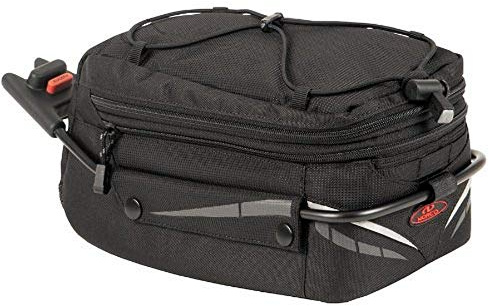 Norco 0231AS Unisex Fahrradtasche Ontario Sattelstütztasche Fahrradtasche, Schwarz, 31 x 15 x 16 cm, 6 Liter