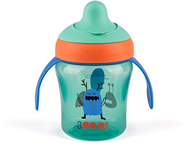 Suavinex Booo - Tazza per imparare 4+ mesi, colore: Verde