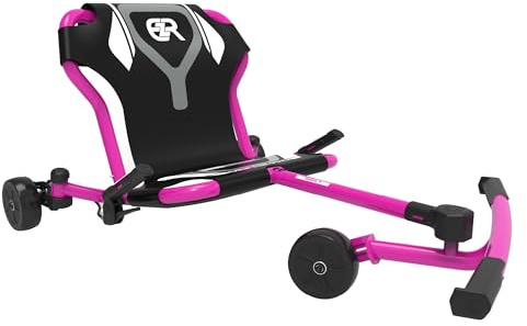 EzyRoller Drifter Pro X Trike für Jugendliche und Kinder ab 10 Jahre und Erwachsene Dreirad Drifttrike Dreiradscooter (pink)