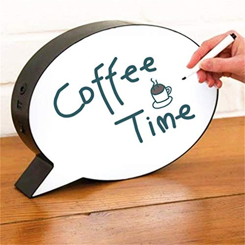 Diy handschrift led festzelt mit stift 2 * aa batterien kino licht box für geschenk cafe bar wohnkultur
