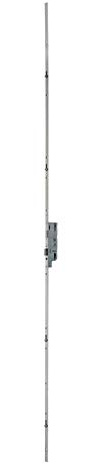 FERCO by THIRARD - Serrure Encastrable Europa à Cylindre - Porte Bois/PVC - Axe 50 mm - 5 Points - H. 2150 mm - Réversible - Verrouillage Par Relevage - Gris