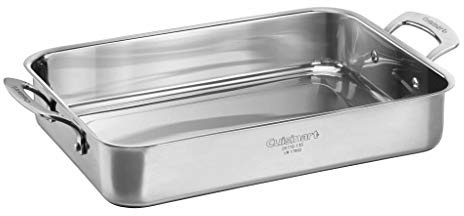 Cuisinart Forever Stainless Collection 95119-135 Plat à rôtir multi-usages en acier