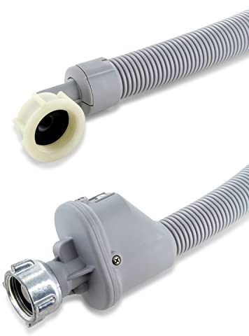 DL-pro Manguera de entrada de agua 3m recta o angular para lavavajillas y lavadoras AEG Elektrolux Beko Blomberg