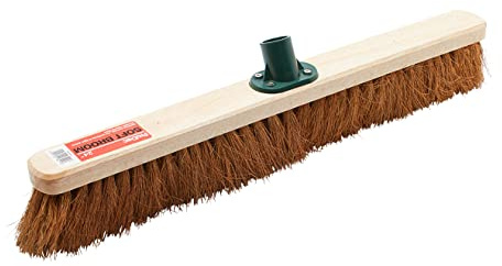 ProDec 24 Natural Coco Fibre Soft Sweeping Broom Head | for Indoor and Outdoor Sweeping
