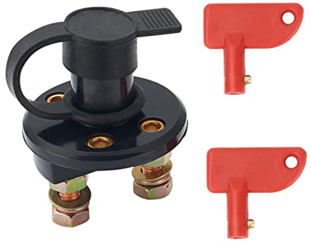 JZK Interruptor de Aislamiento Batería para Camión, Yate, Caravana, RV, Barco - Corte de Alta Corriente 12V/24V