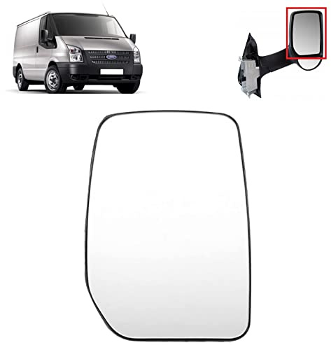 BIAREN Wing Mirror Upper Glass Right Driver Side Non-Heated For Ford Transit Mk6 Mk7 2000-2014 YC1517K740BA 4059965, Wing Mirror Glass + Back Plate
