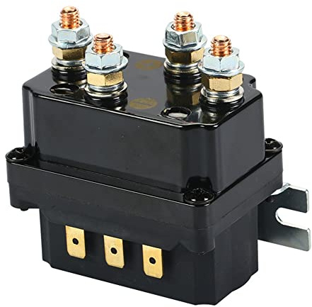 Jikoiuty Winch Rocker Switch Thumb 250A - Relé magnético para ATV UTV (12 V)
