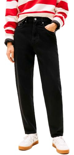 Tommy Jeans Damen Tapered, Denim (Denim Black), 33W x 32L