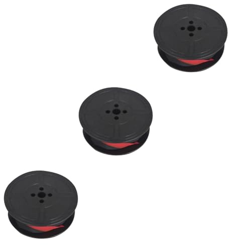 HAPINARY 3stücke Ink Ribbon Für Rover Typen Hochwertiger Druckband Für Mechanische Schreibmaschinen Schwarz Rot Langlebig Und Installieren Für Präzise Druckergebnisse
