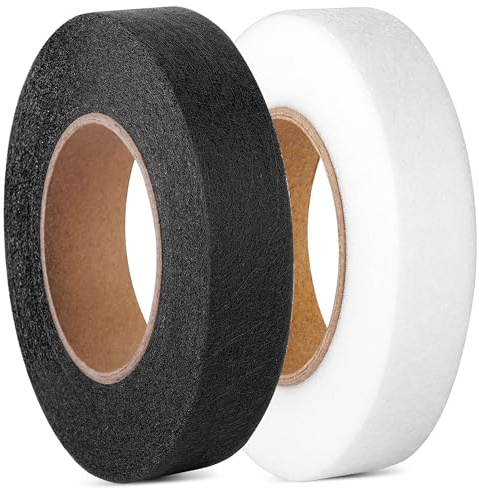 CZ Store®- Klebeband zum Aufbügeln |50 M|2-Pack|✮✮LEBENSLANGE GARANTIE✮✮- Selbstklebendes Saumband zum Reparieren von Stoff, Vorhang, Gardinen, Hosen, Kleidung, Jeans - Kein Nähen er (2)